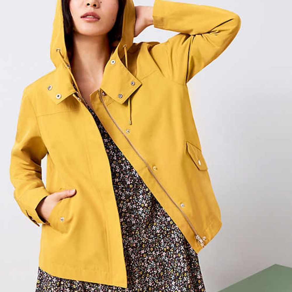 LOFT yellow raincoat